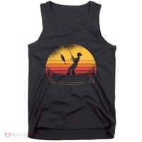 Girl Fishing Sunset Tank Top thumb 0