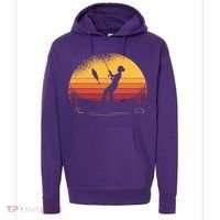 Girl Fishing Sunset Hoodie thumb 0