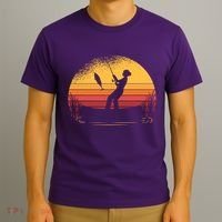 Girl Fishing Sunset T-Shirt thumb 3