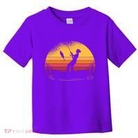 Girl Fishing Sunset Toddler T-Shirt thumb 0