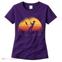 Girl Fishing Sunset Women's T-Shirt thumb 0