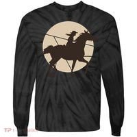 Girl Horse Rider Tie-Dye Long Sleeve Shirt thumb 0