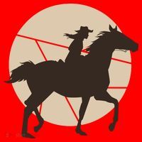 Girl Horse Rider Santa Hat thumb 1