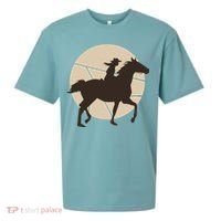 Girl Horse Rider Sueded Cloud Jersey T-Shirt thumb 0