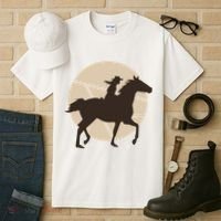 Girl Horse Rider Tall T-Shirt thumb 3