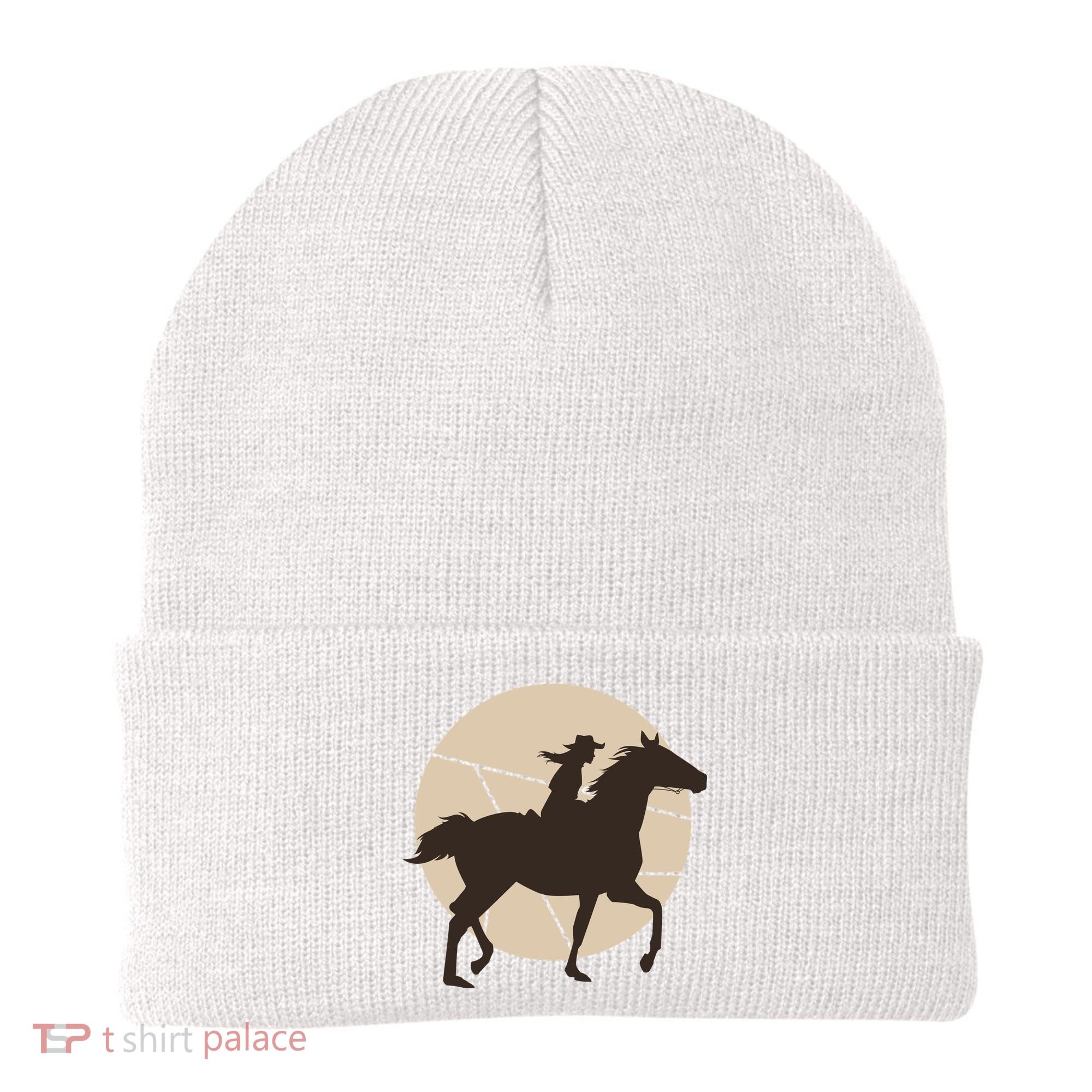 Girl Horse Rider Beanie