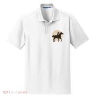 Girl Horse Rider Dry Zone Grid Polo thumb 0
