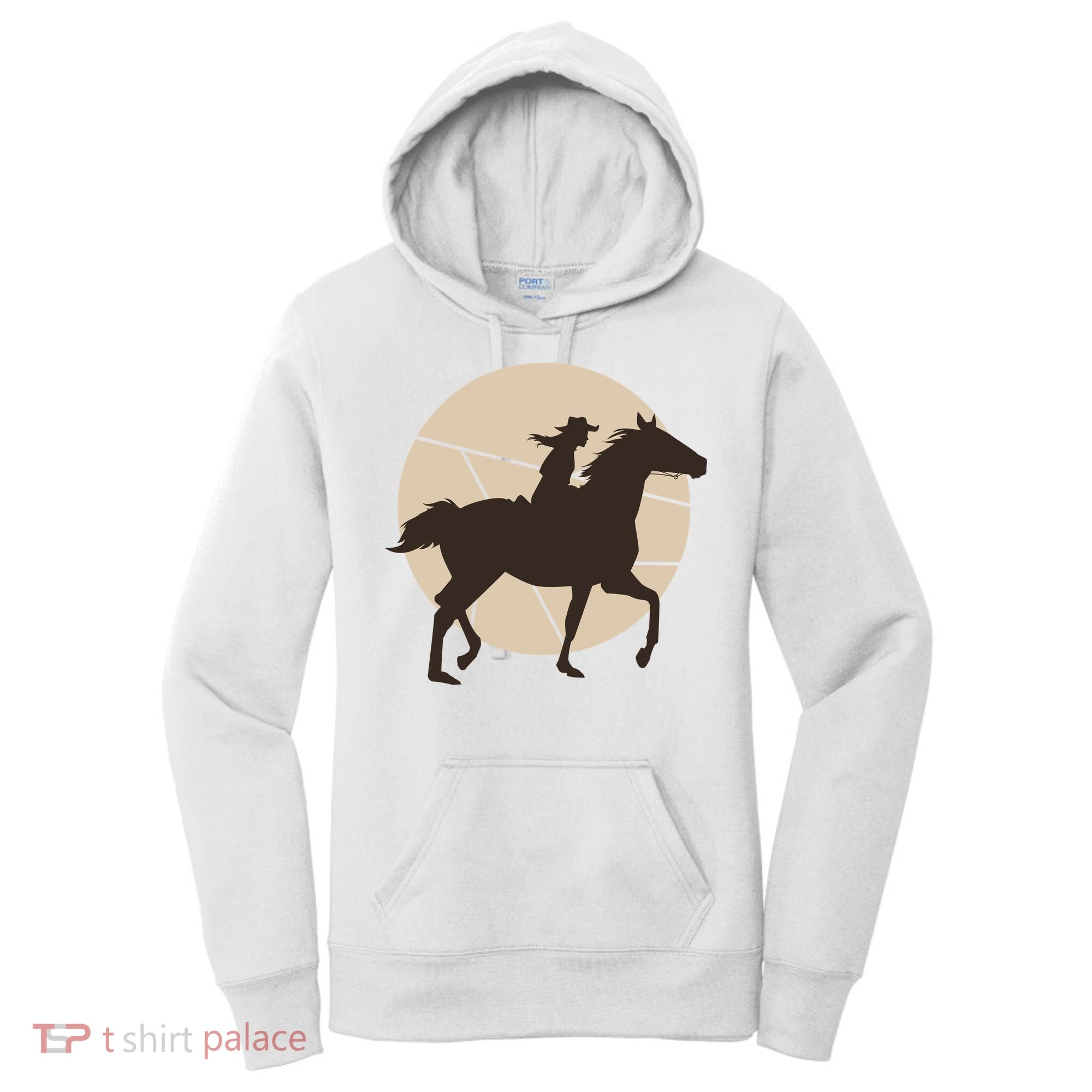 Girl Horse Rider Women's Hoodie