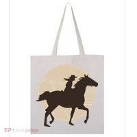 Girl Horse Rider Tote Bag thumb 0