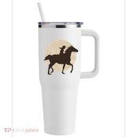 Girl Horse Rider 40oz Vacuum Insulated Stainless Steel Travel Tumbler thumb 0