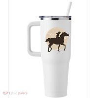 Girl Horse Rider 40oz Vacuum Insulated Stainless Steel Travel Tumbler thumb 2