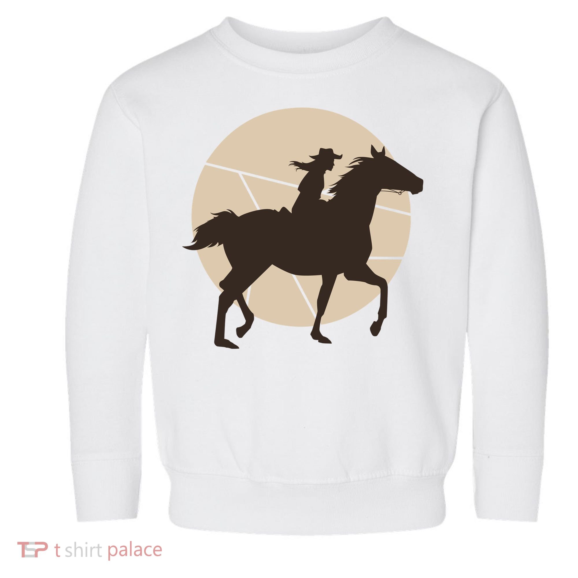 Girl Horse Rider Toddler Sweatshirt