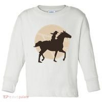 Girl Horse Rider Toddler Long Sleeve Shirt thumb 0