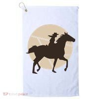 Girl Horse Rider Golf Towel thumb 0