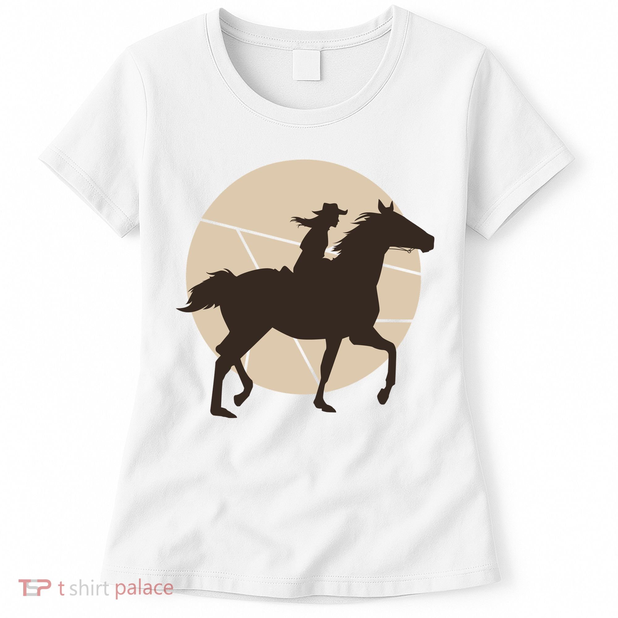 Girl Horse Rider Women's T-Shirt