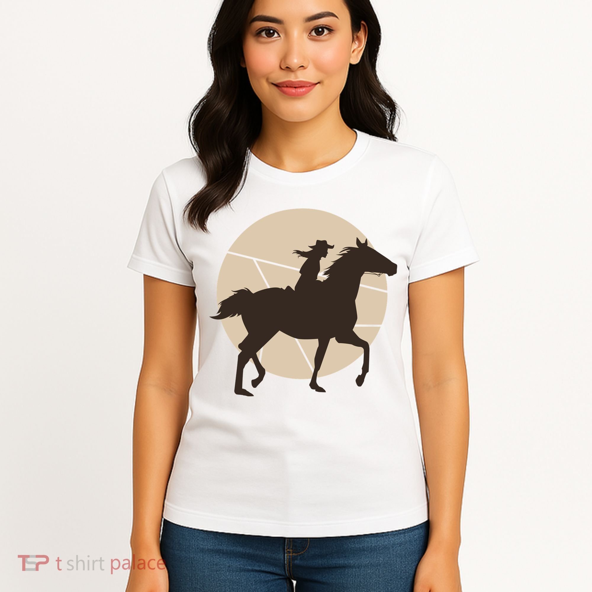 Girl Horse Rider Women's T-Shirt