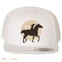 Girl Horse Rider Wool Snapback Cap thumb 0