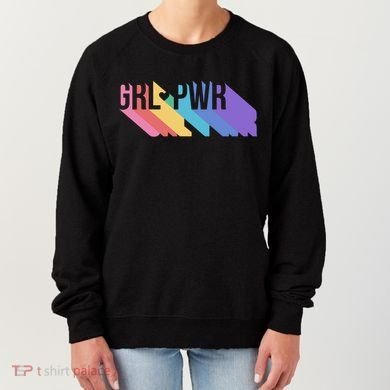 Girl Power Colorful Women's Sweatshirt