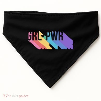Girl Power Colorful USA-Made Doggie Bandana