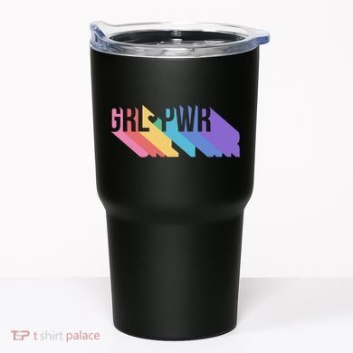Girl Power Colorful Tumbler