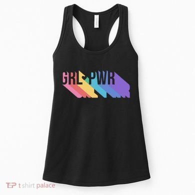 Girl Power Colorful Women's Tank Top