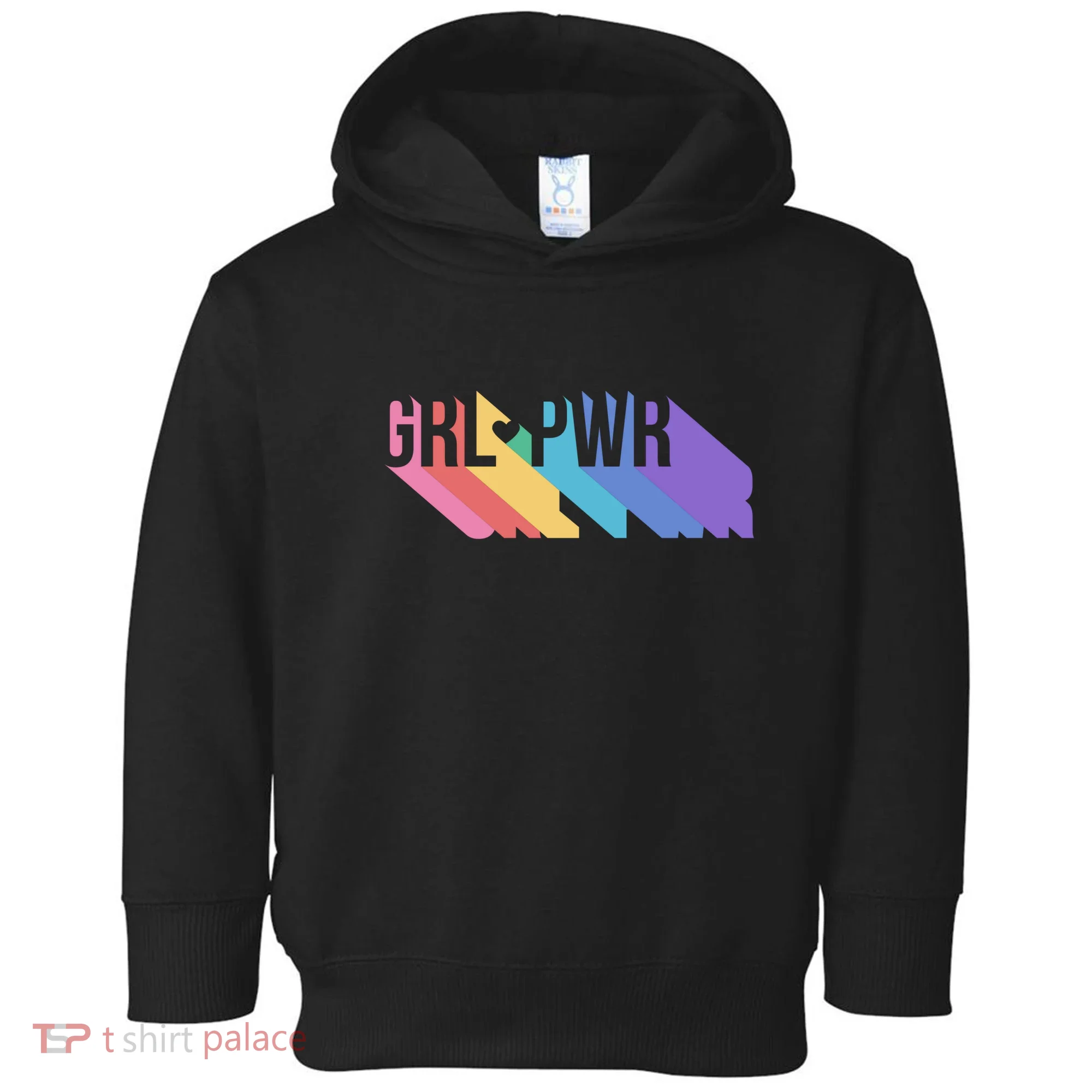 Girl Power Colorful Toddler Hoodie