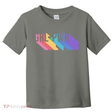 Girl Power Colorful Toddler T-Shirt