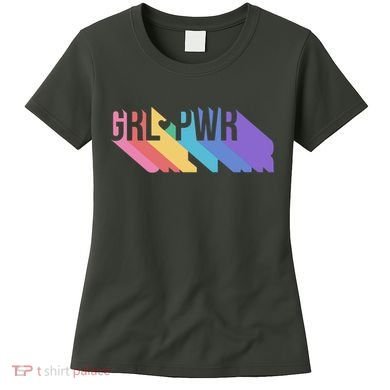 Girl Power Colorful Women's T-Shirt