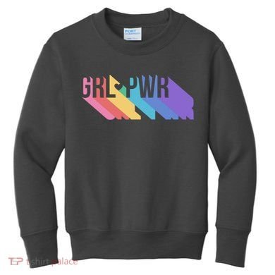 Girl Power Colorful Kids Sweatshirt