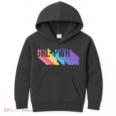 Girl Power Colorful Kids Hoodie
