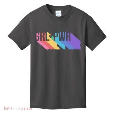 Girl Power Colorful Kids T-Shirt