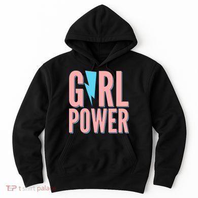 Girl Power Lightning Bolt Hoodie