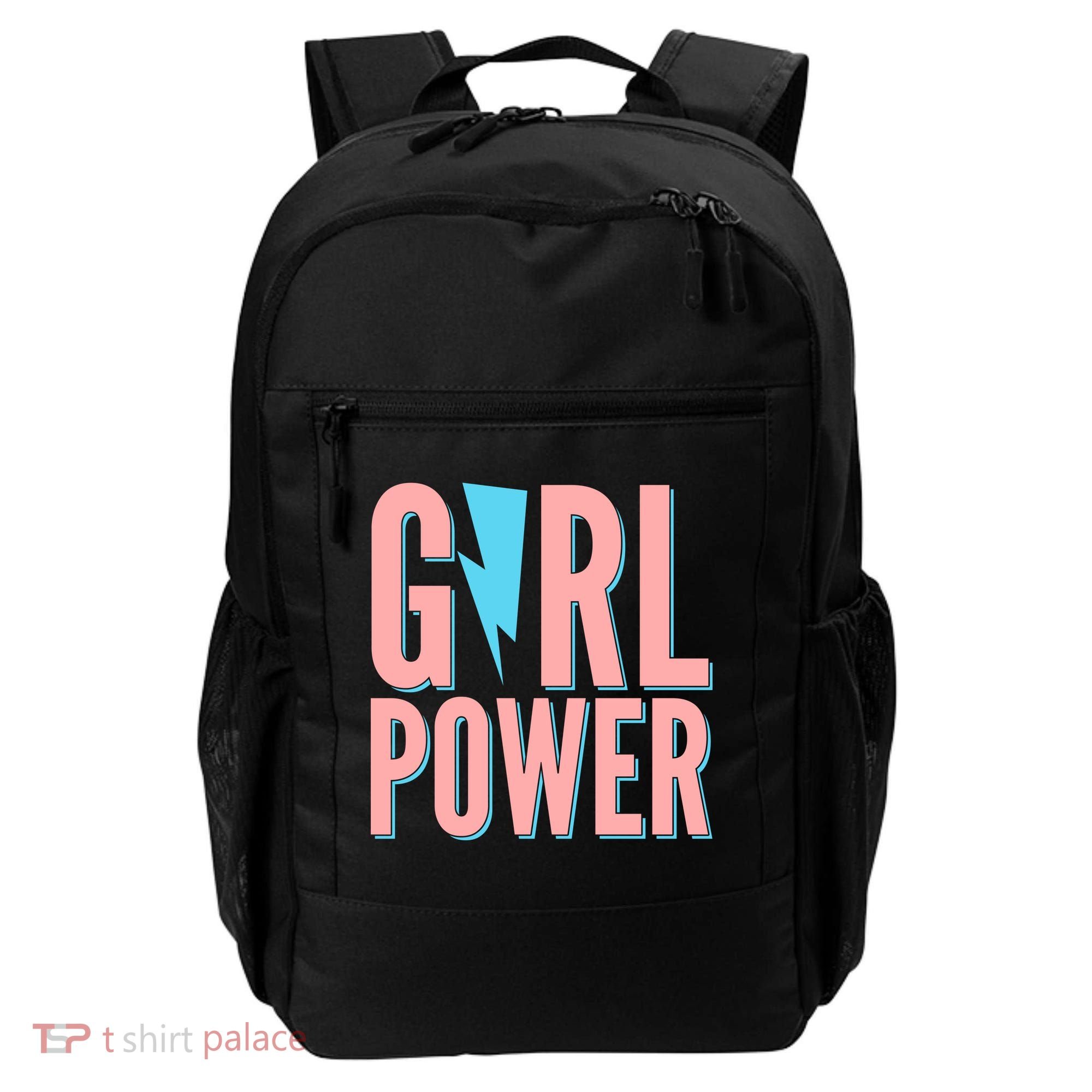 Girl Power Lightning Bolt Backpack
