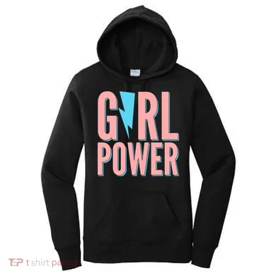 Girl Power Lightning Bolt Women's Hoodie