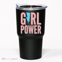 Girl Power Lightning Bolt Tumbler thumb 0