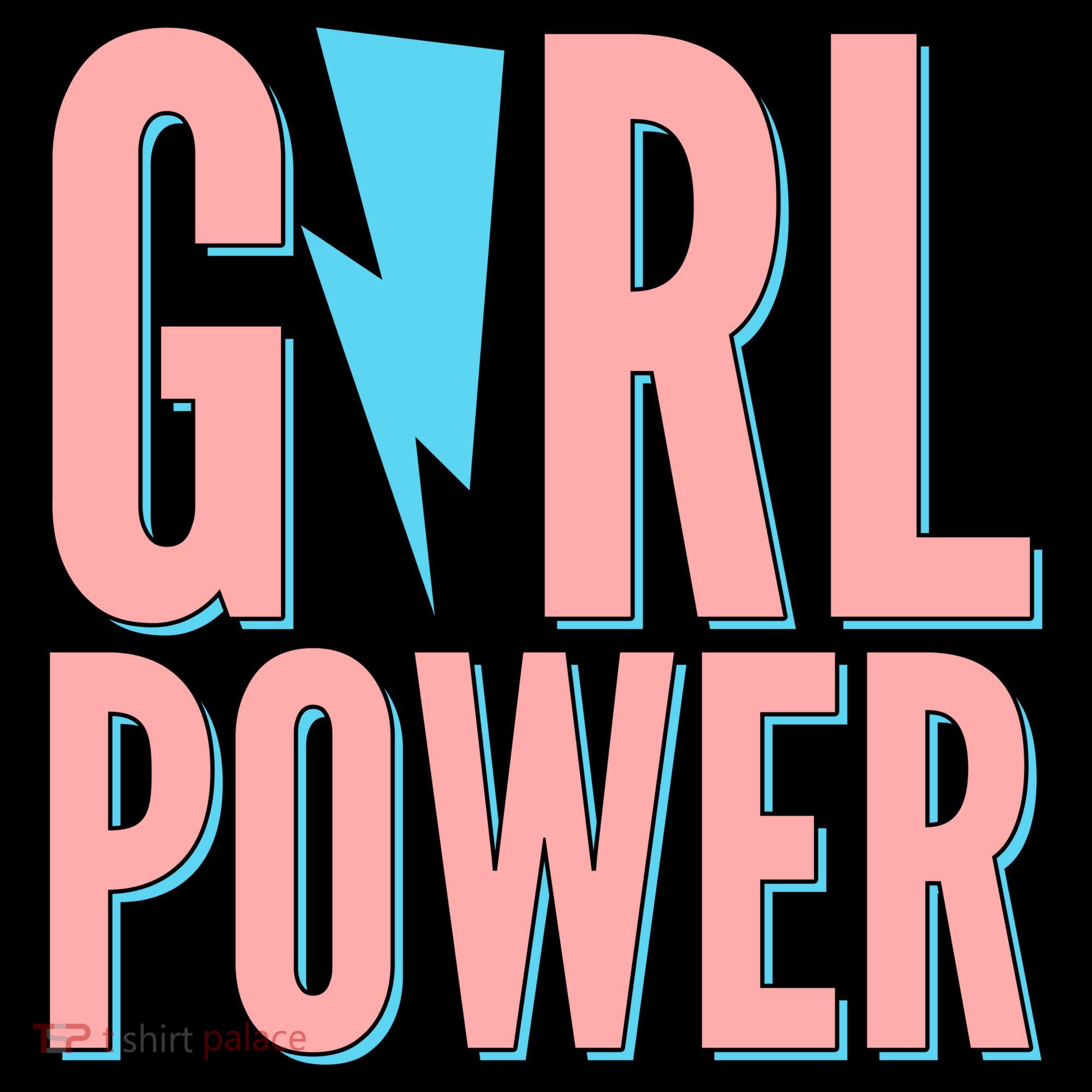 Girl Power Lightning Bolt Women's Tank Top