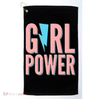Girl Power Lightning Bolt Golf Towel thumb 0