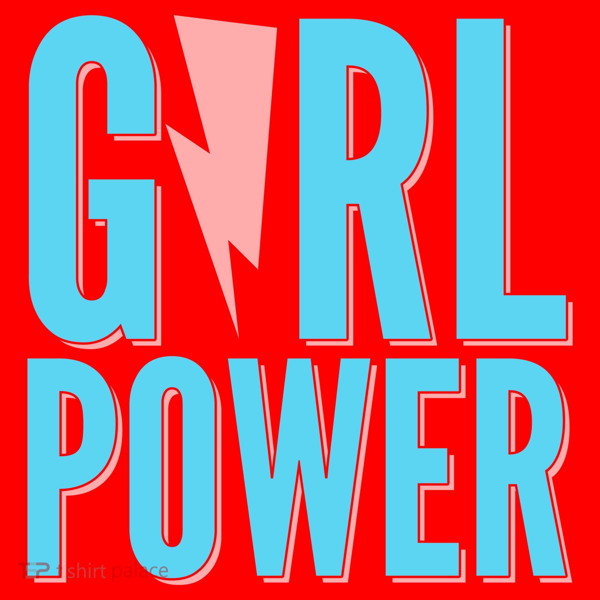 Girl Power Lightning Bolt Santa Hat