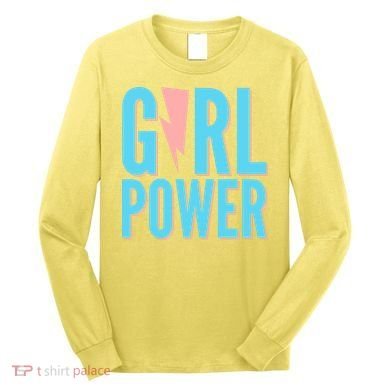 Girl Power Lightning Bolt Long Sleeve Shirt