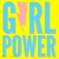 Girl Power Lightning Bolt Button thumb 1