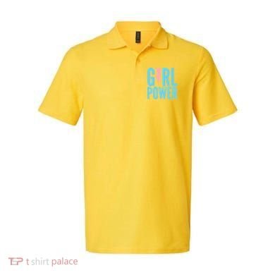 Girl Power Lightning Bolt Polo