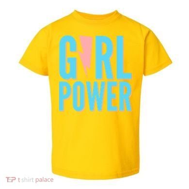 Girl Power Lightning Bolt Toddler T-Shirt