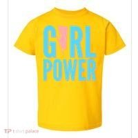 Girl Power Lightning Bolt Toddler T-Shirt thumb 0