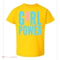 Girl Power Lightning Bolt Toddler T-Shirt thumb 0