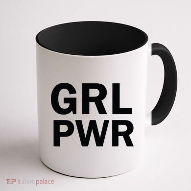 Girl Power Logo Coffee Mug back