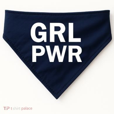 Girl Power Logo USA-Made Doggie Bandana