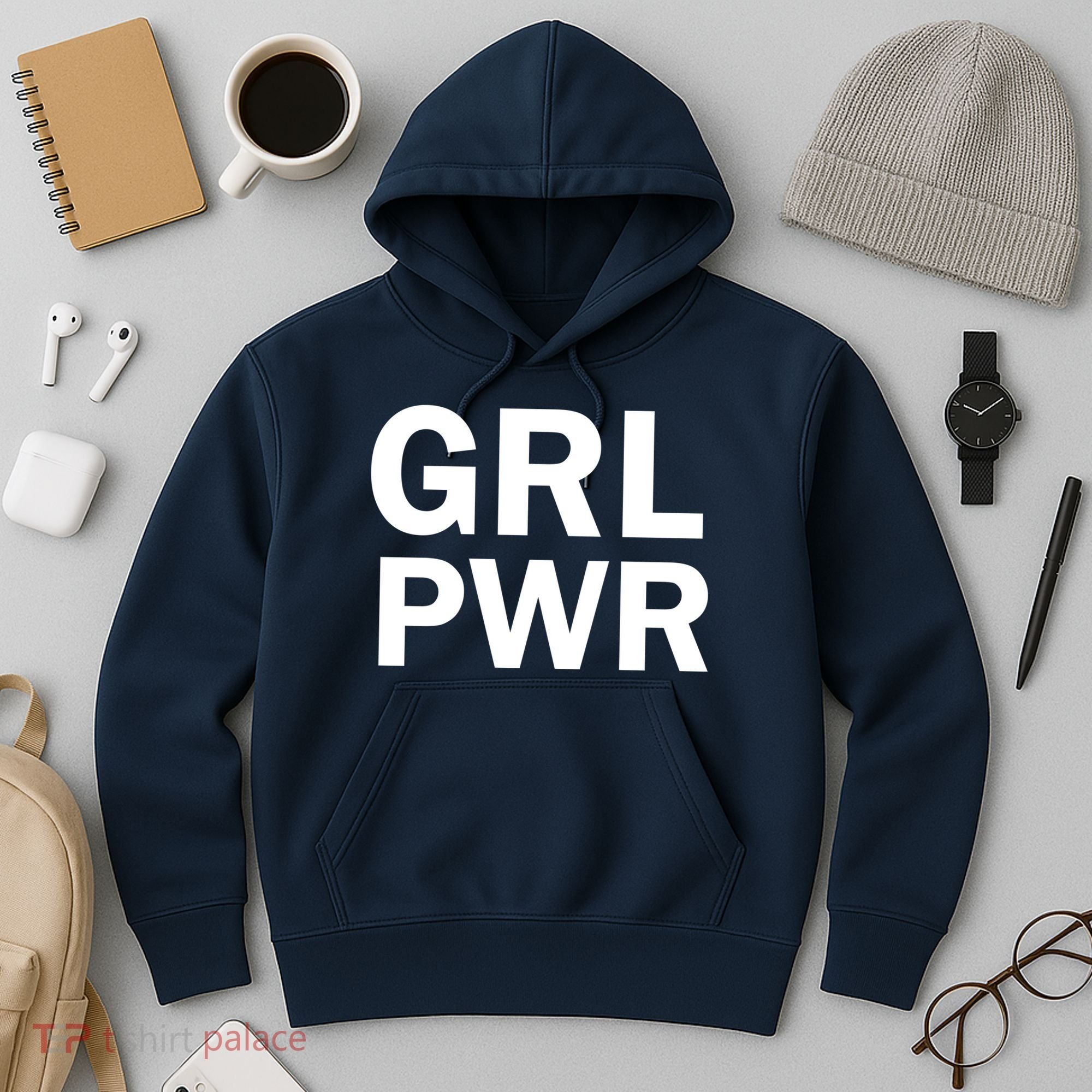 Girl Power Logo Hoodie