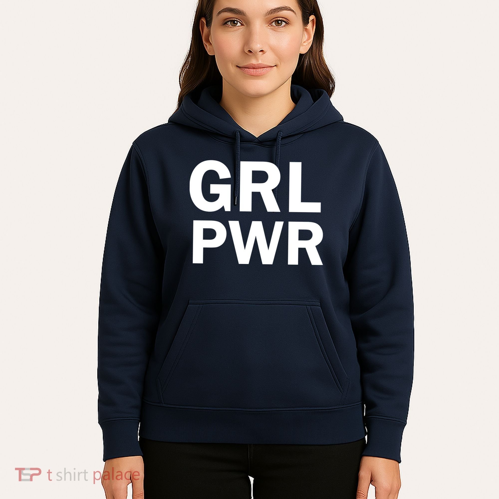 Girl Power Logo Hoodie