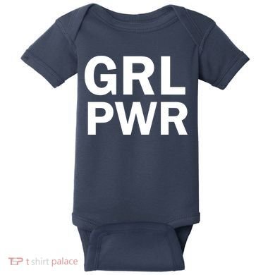 Girl Power Logo Baby Bodysuit