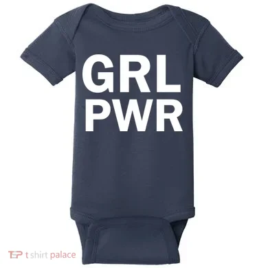 Girl Power Logo Baby Bodysuit